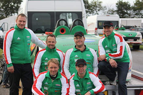 Det afsluttende team.